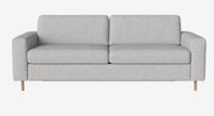 Bäddsoffa - Bolia - 160 cm (grå ull) 