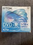 Inspelningsbara DVD-skivor