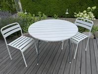 Runt Fällbart Bord för uteplats