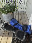 Airboard med lampor och bluetooth högtalare