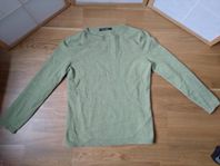 Green merino jumper