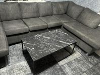säljer soffa, matbord, 4 stolar och soffbord/matta ingår 