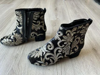 Boots sammet & guld
