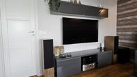 IKEA BESTÅ BURS Tv-bänk inkl överskåp
