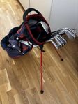 TaylorMade Järnset + Bärbag + 2st wedgar