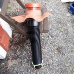 Takpanna för genomföring ventilation