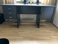 svart skrivbord 160x60 cm