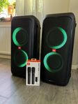 JBL Partybox 310 med trådlösa mikrofoner