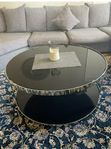 Runt Glas soffbord