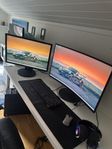 komplett gaming/office paket | 32tum Kurvad QHD 165hz
