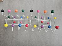 2 st Eames "Hang It all" space age vintage klädhängare