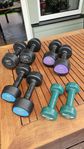 Hantlar 2, 3, 4 och 5 kg