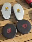 4 st mitsar – slag- och sparkdynor för kampsport