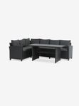loungeset hörnsoffa med bord