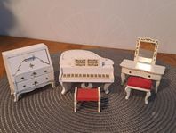 Lundby dockskåpsmöbler rokoko
