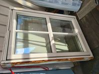 Vitt Elit 3-glas vridfönster 11*8 samt ett 6*13