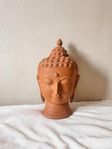 Buddah huvud i lera