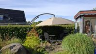 Parasoll Easy Sun frihängande 3,75 m