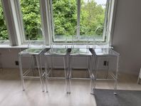 Kartell One More Barstolar 75cm höga