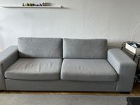 Grå 2-sits soffa Mio 