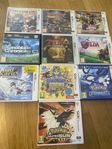 3ds spel, pokemon, zelda osv.