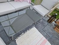 Glasbord för uterum