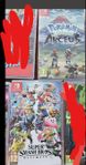 Nintendo Switch Spel , Pokemon och Super smash
