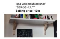 väggmonterad hylla
