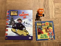2 stycken Byggare Bob böcker och Menta leksak