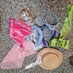 8 Flick accessoarer - Diadem, Madicken Hatt, princess, Frost