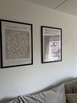 Posters + tavelram