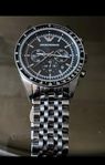 Emporio Armani Tachymeter 46/Silver 