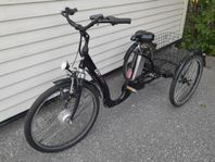 Elcykel trehjuling 24 tum