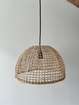 Flätad lampskärm