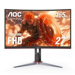 27” curved gamingskärm 165hz