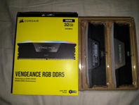 Corsair RGB Vengeance DDR5 6200MHz minnen