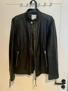 Biker jacka, läderjacka - J.Lindeberg