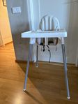 Barnstol från ikea med insats och bricka 