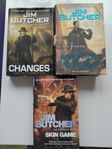 JIM BUTCHER retro böcker 3 st inbundna 