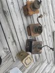 antika kaffekvarnar o kaffeburk
