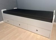 90 cm sängram och resårbotten