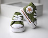 Virkade bebis converse skor