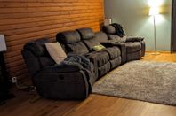 Biosoffa med recliners