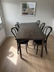 köksbord mörkbetsat