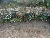 Cyklar bortskänkes