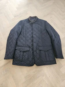 Barbour Quilted Lutz Jacket Navy