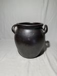 Höganäs stenkruka saltglaserad 5L antik 