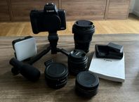Canon m50 med vlog-kit