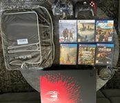 Som Ny Playstation 5 Spiderman Edition med tillbehör