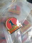 pins med texten SCANDIC 5kr st.